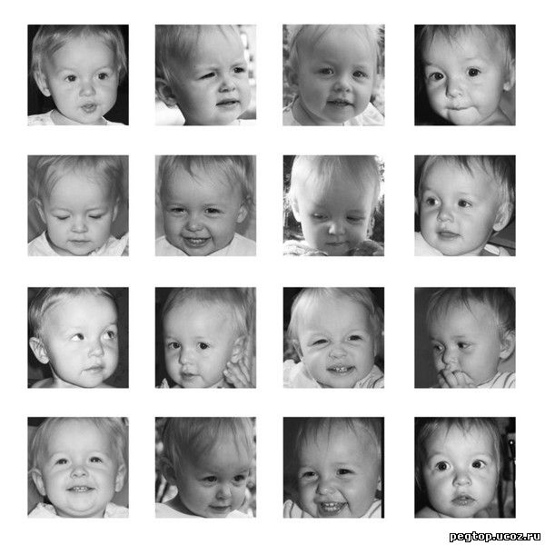 лица малышей